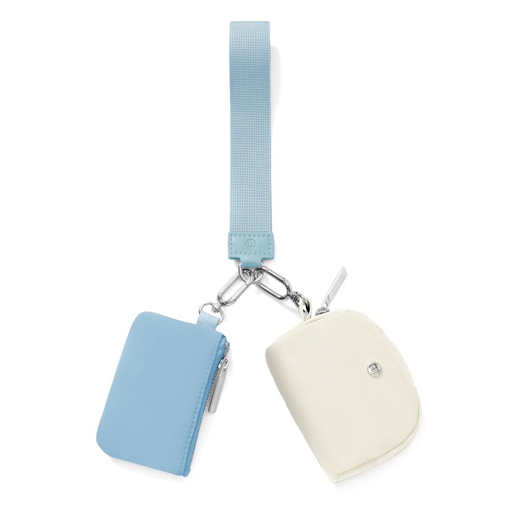 3467 Mini Zip Around Wristband Wallet Dual Pouch Wristband Portable Wallet